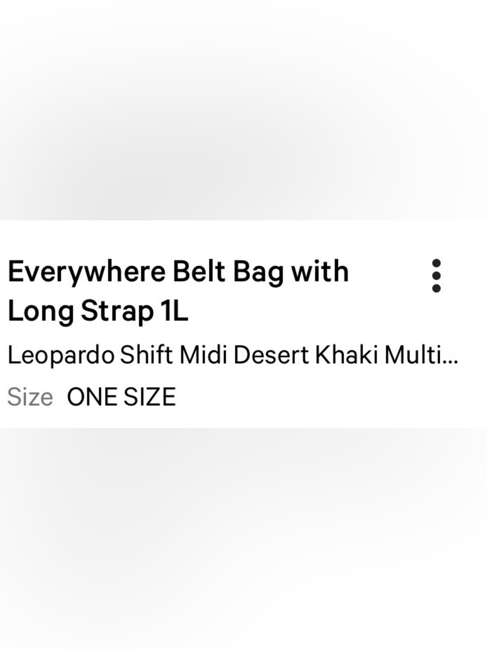 Lululemon Everywhere Belt Bag with Long Strap 1L - Picture 2 of 5